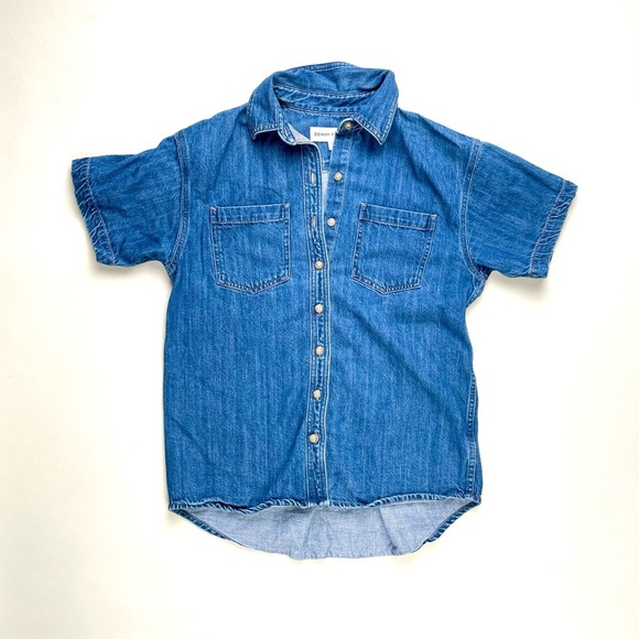 Denim Forum Classic Blue Button-Up Shirt - Picture 1 of 3